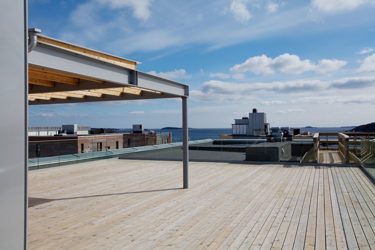 Stor felles takterrasse Galleribilde