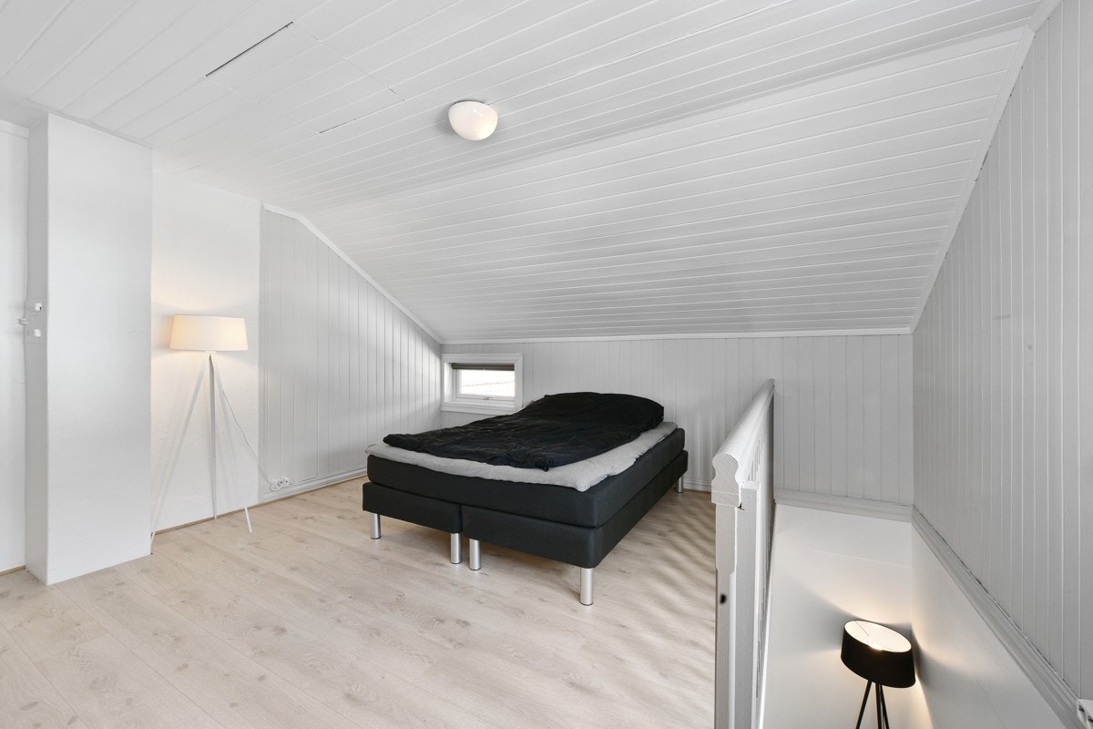 Soverommet i hybelen. Galleribilde