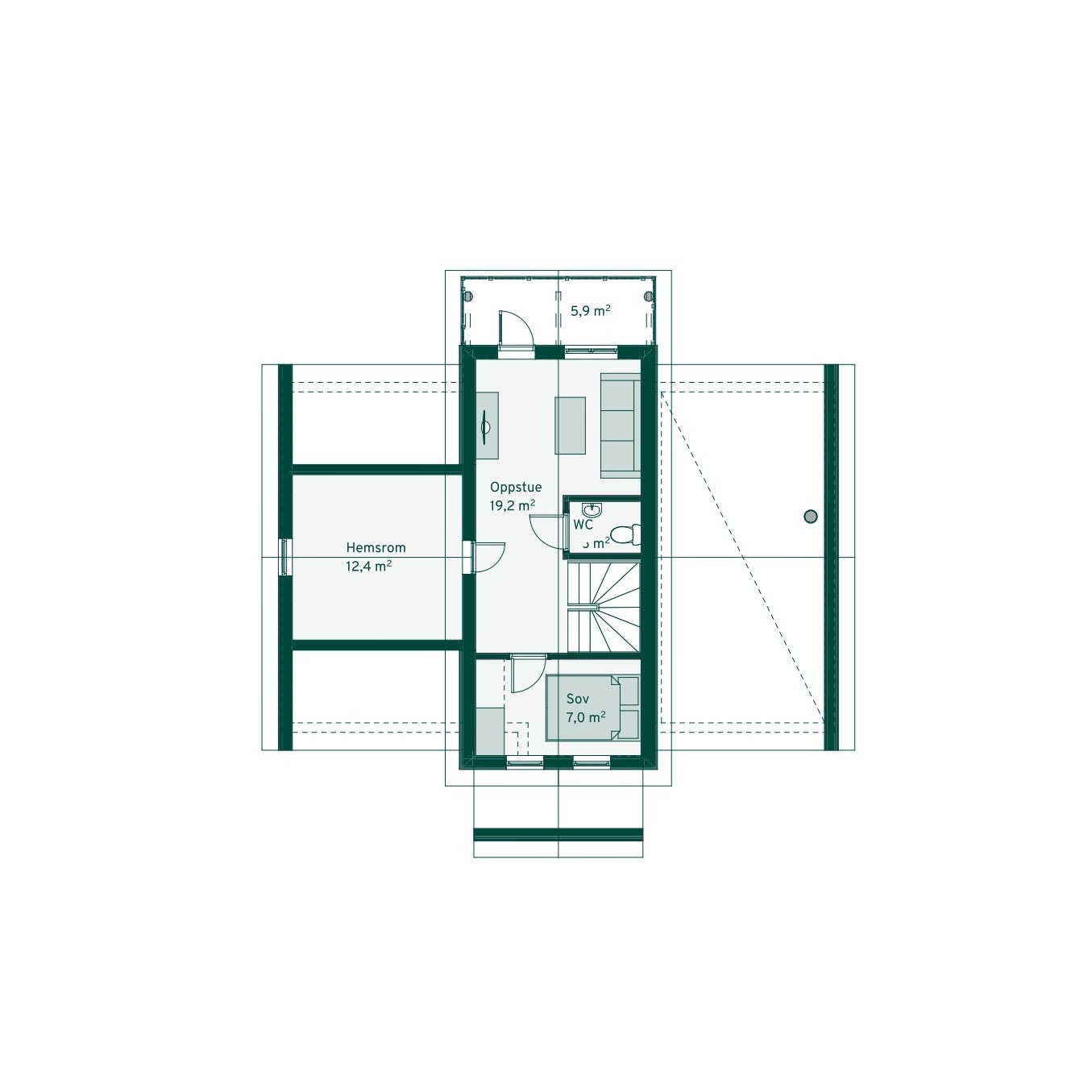 2. etasje Galleribilde