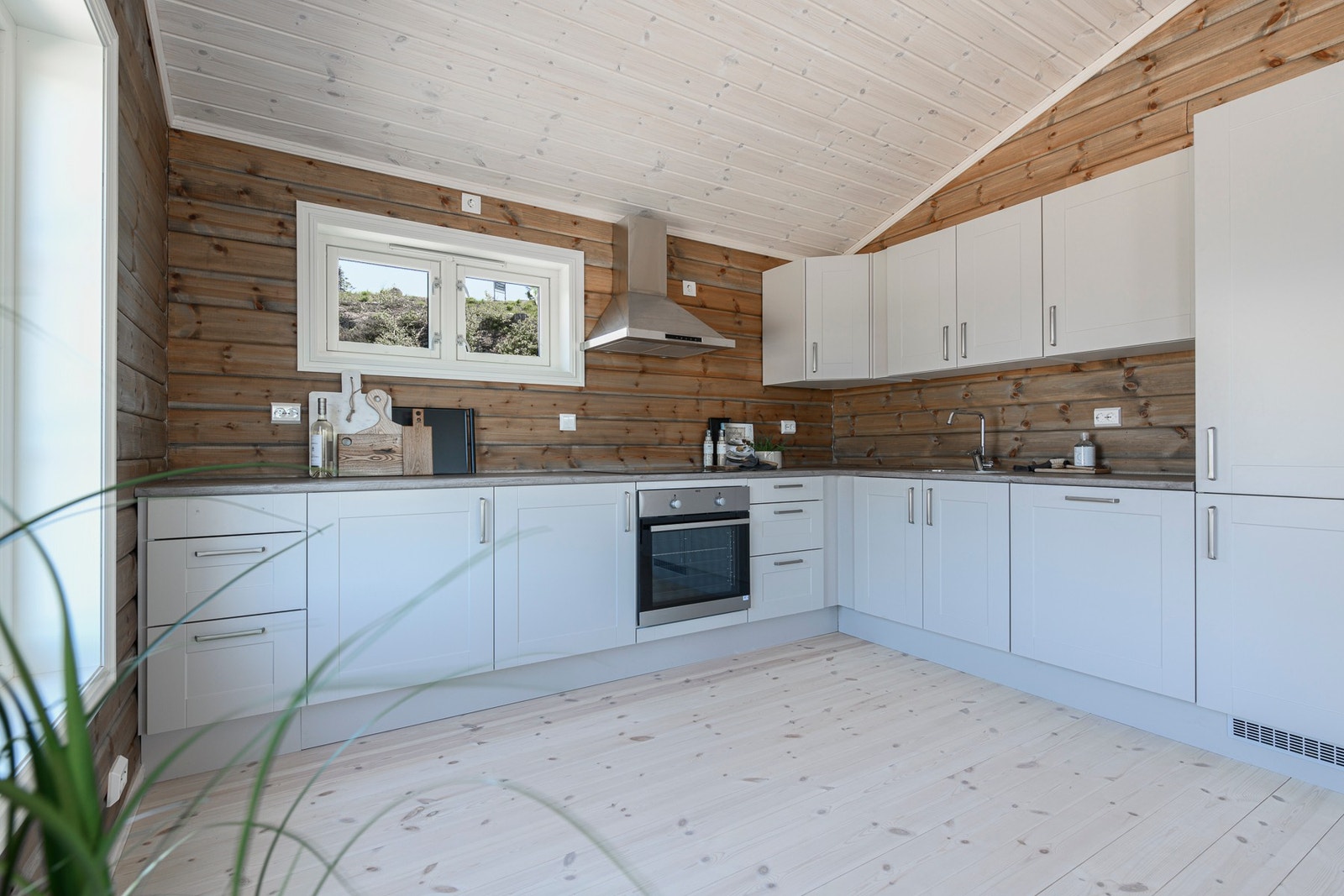 Stor og åpen kjøkkenløsning Galleribilde