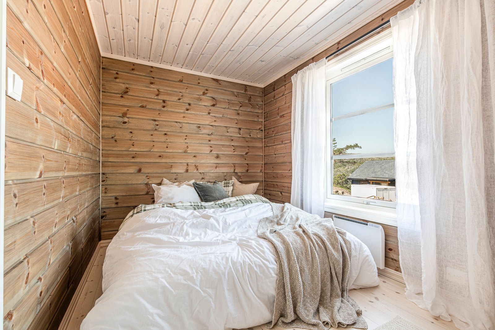 Ett av soverommene i 1. etasje. Galleribilde