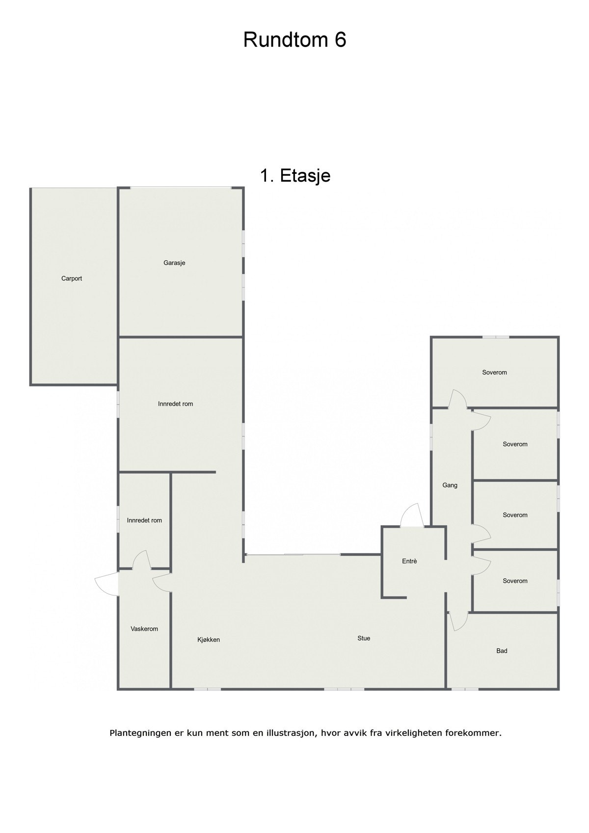 Plantegning Galleribilde