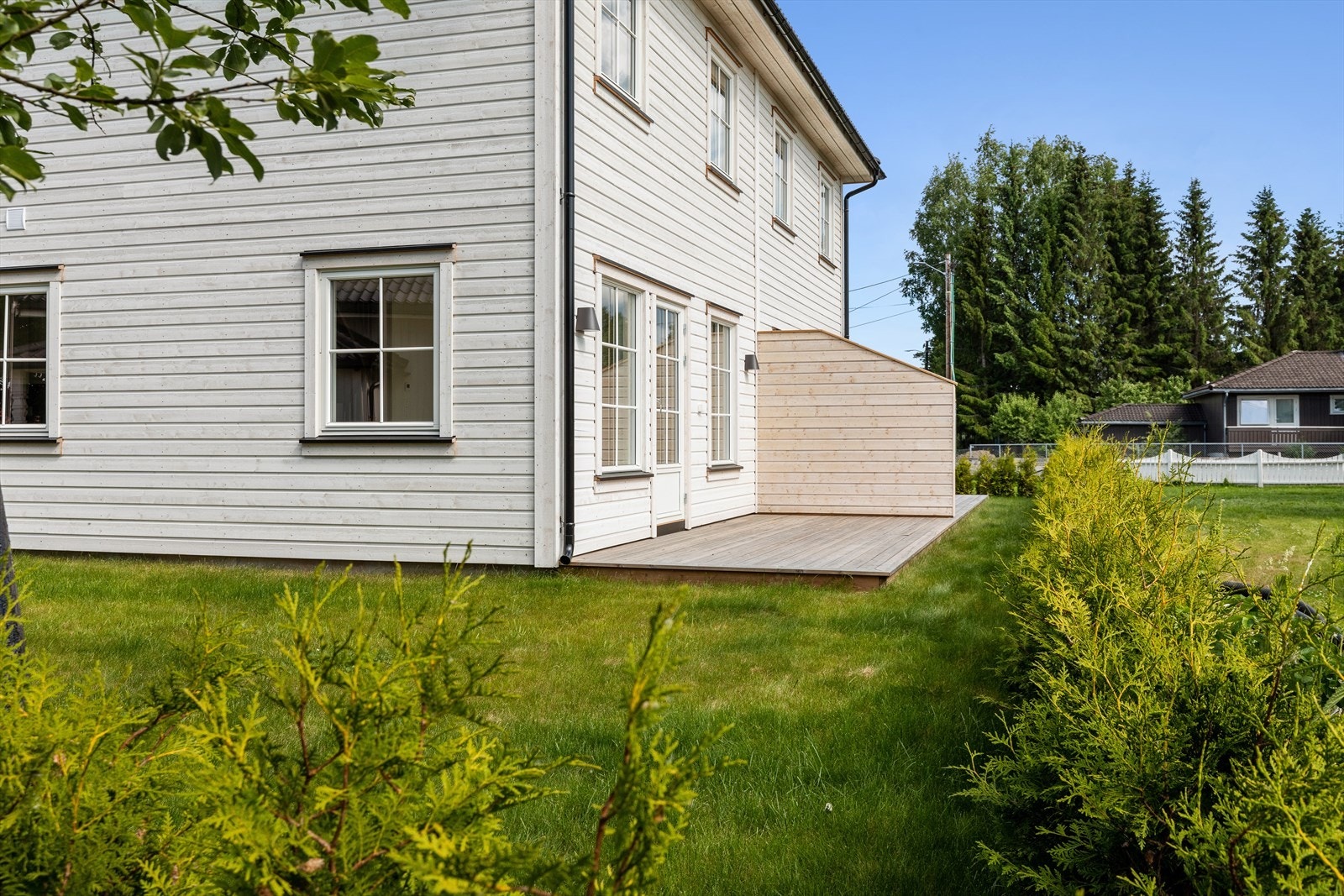 Hyggelig uteområde. Galleribilde