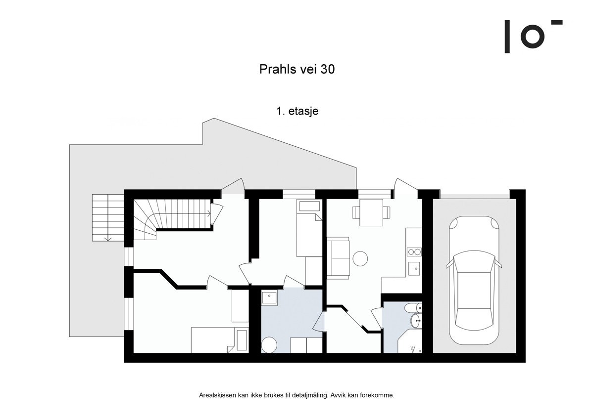 Planskisse 1. etasje Galleribilde