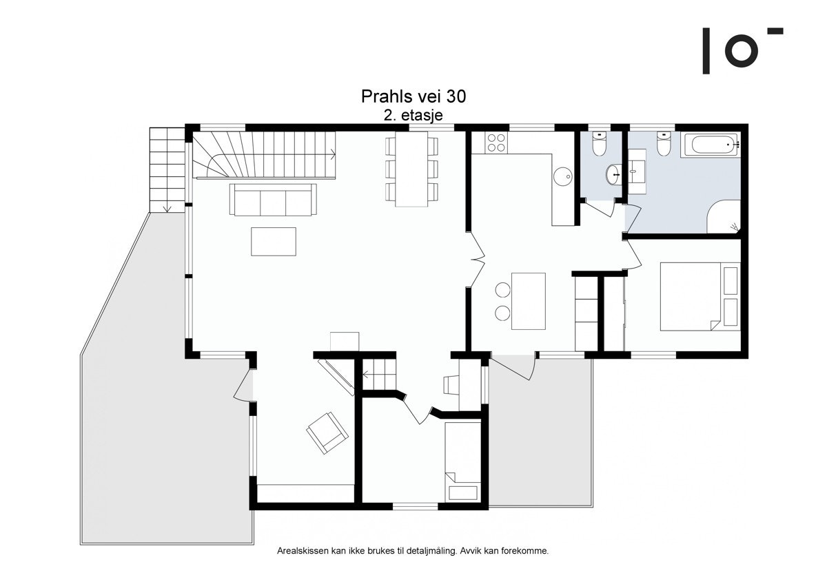 Planskisse 2. etasje. Galleribilde