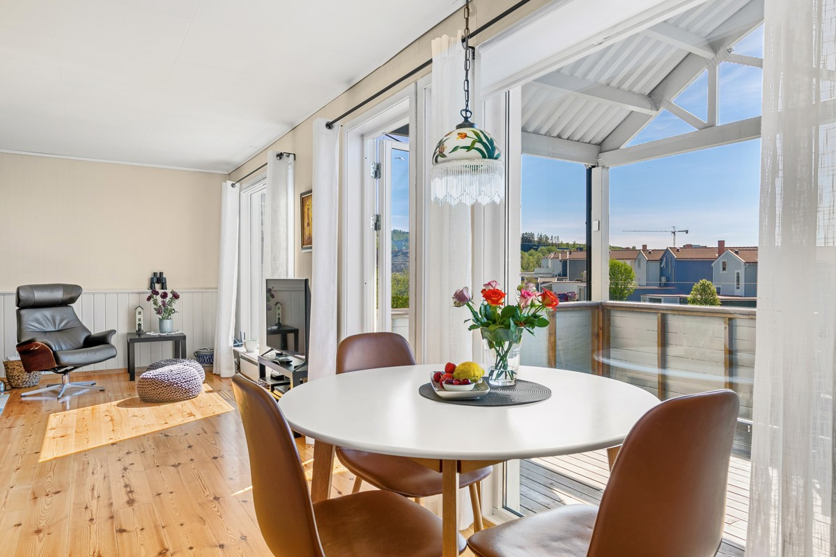 Plass til spisebord