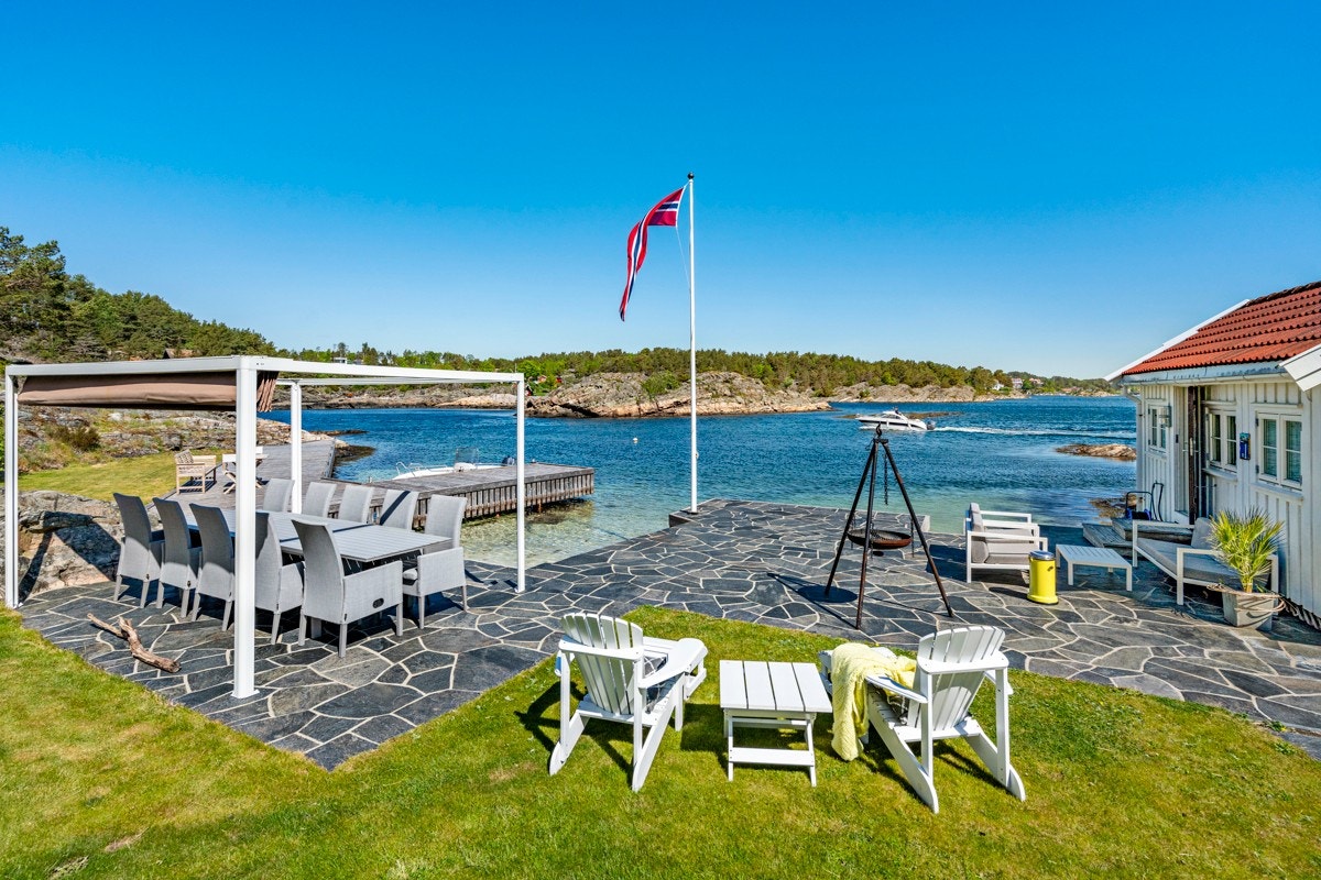 Flotte uteområder ved bryggen Galleribilde