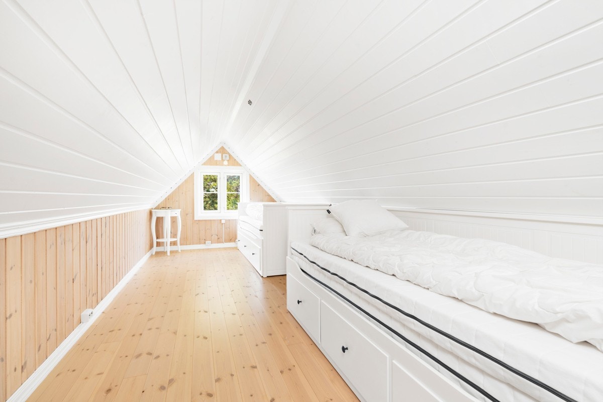 Fra rom på loft i den nye delen Galleribilde
