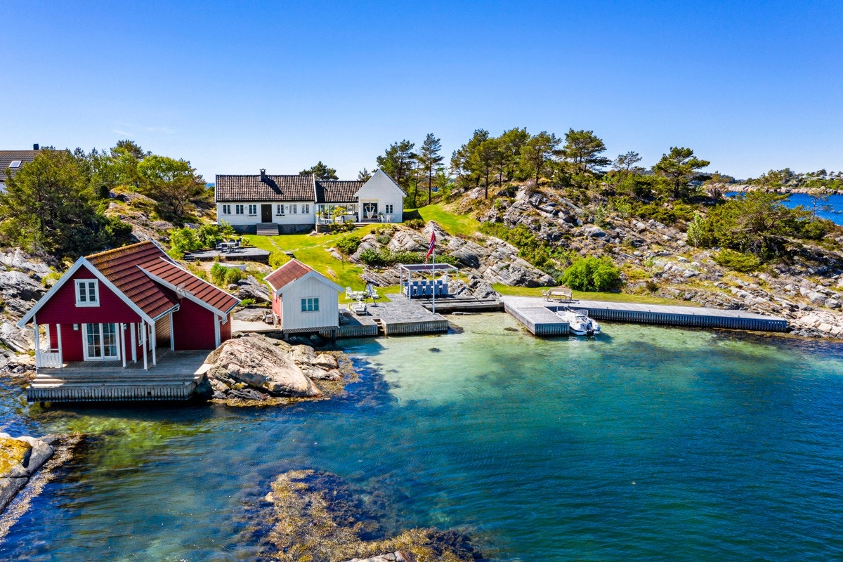 Fantastisk fritidseiendom i den populære båtleia i Kristiansand Galleribilde