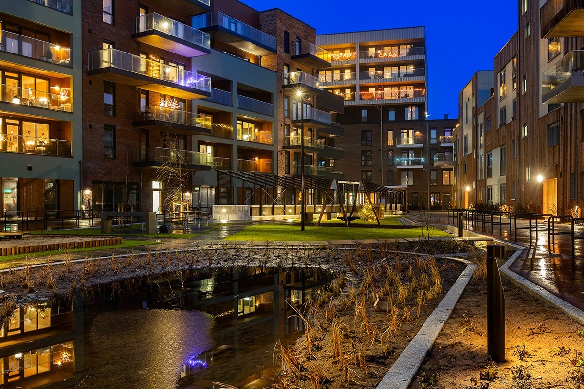 Leiligheten ligger på det nye, spennende området Verket Galleribilde