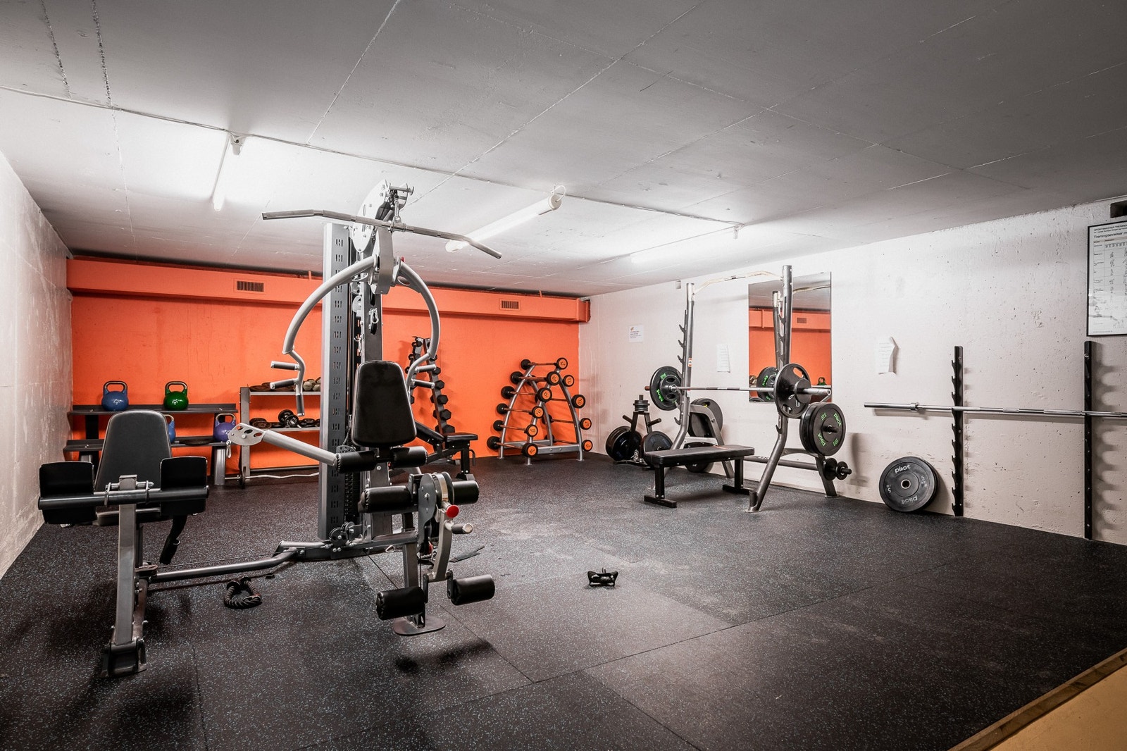 Felles trimrom i borettslaget. Galleribilde