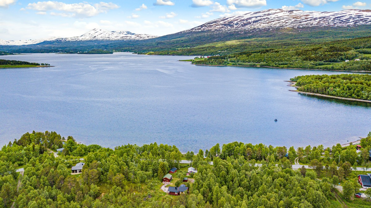 Ettertraktet område for hytter med behagelig kjøreavstand fra Tromsø
