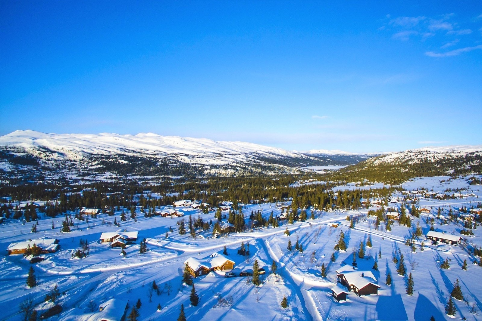 Bilde fra tomteområdet. Galleribilde