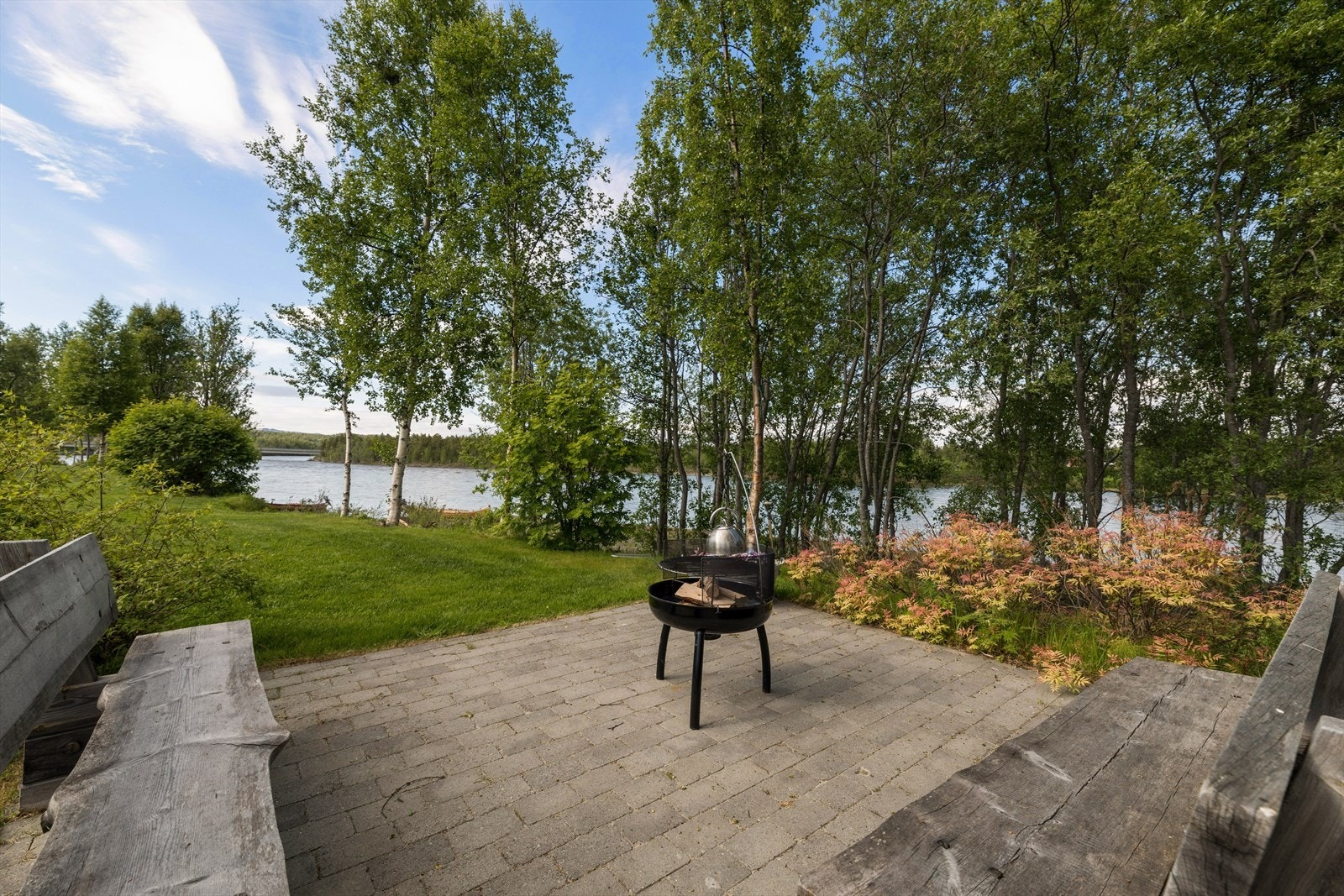 Fantastisk uteområde Galleribilde