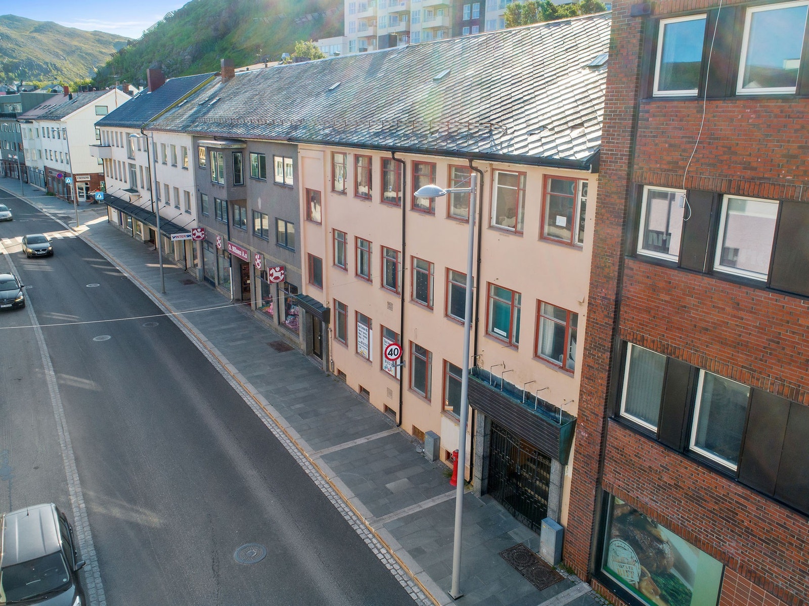 Fasade fra Strandgata Galleribilde