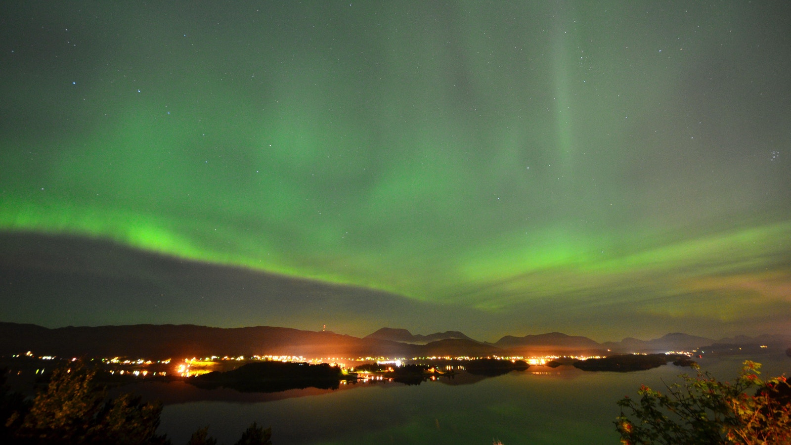 Utsikt vinter Galleribilde