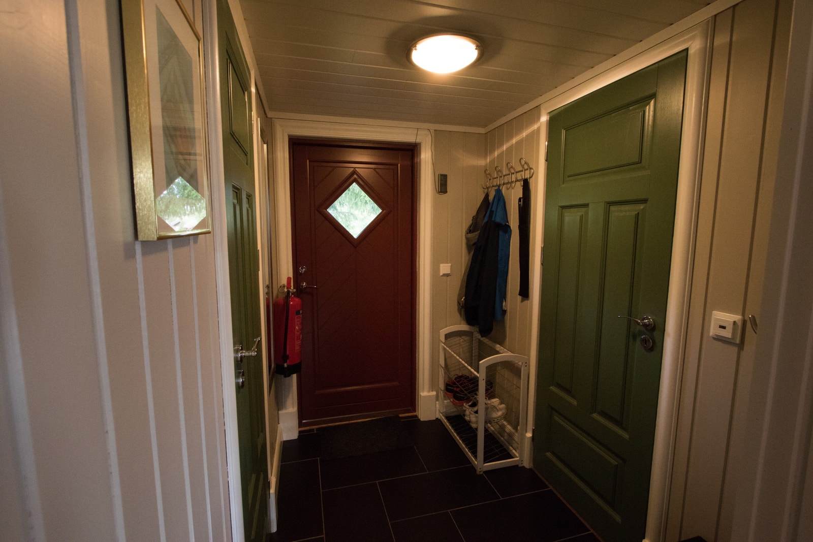 Gang, liten hytte Galleribilde