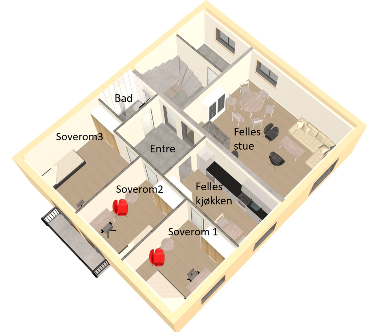 Romperspektiv Galleribilde