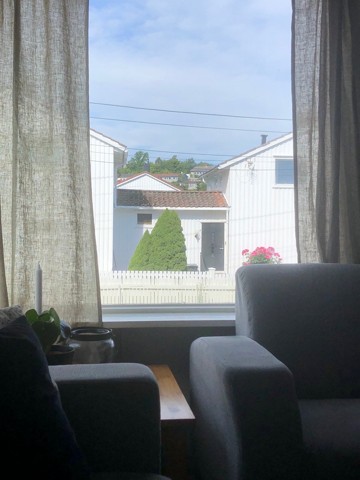 Utsyn fra stua. Galleribilde