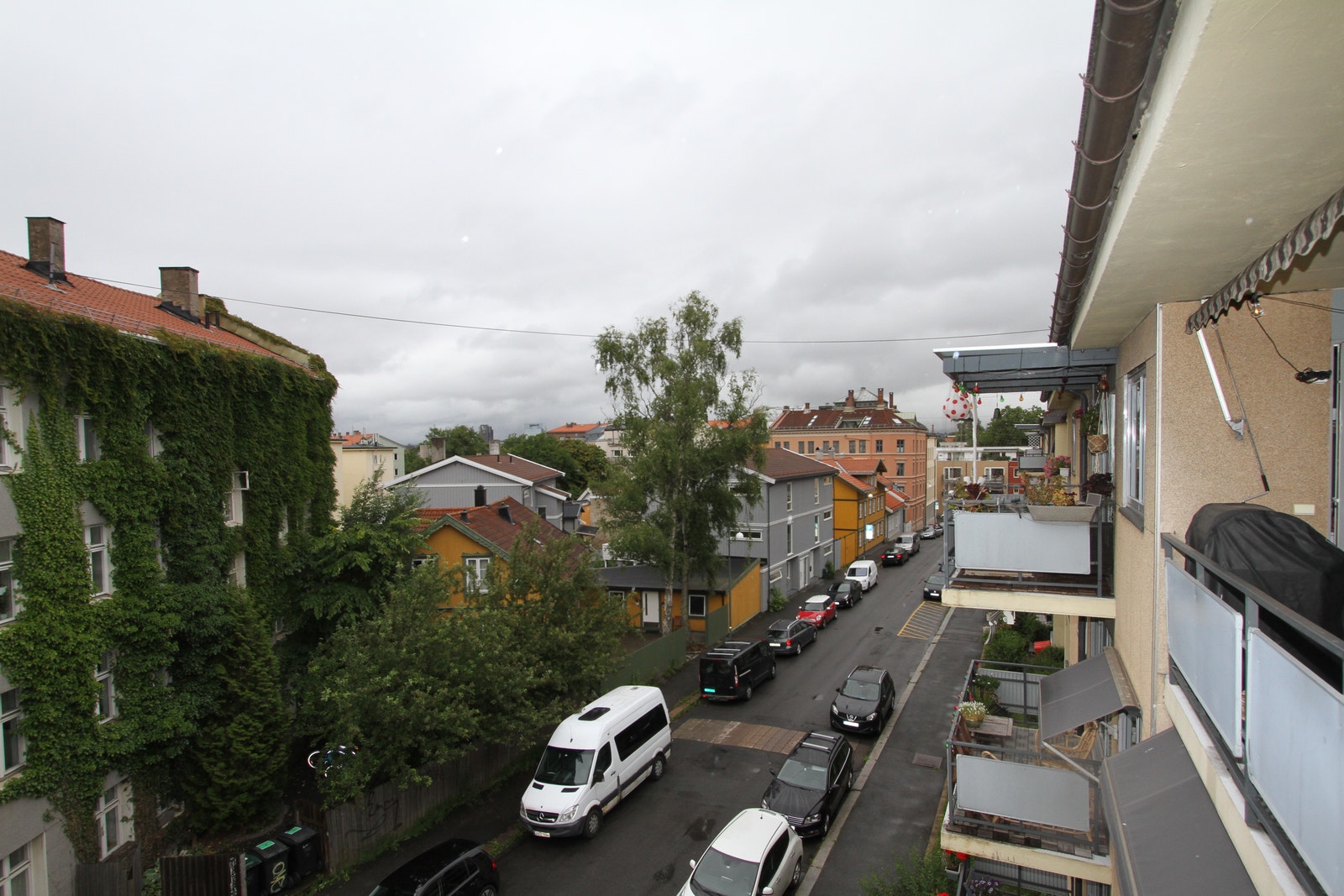 Utsikt Balkong Galleribilde
