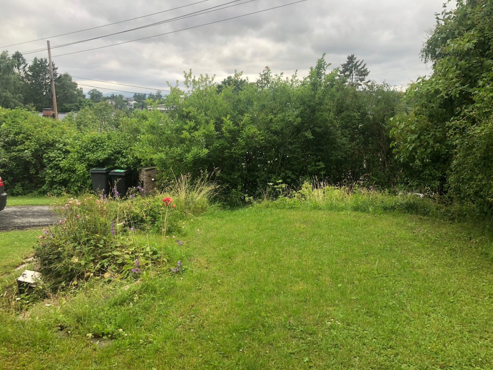 Trivelig liten hage og uteplass mot vest Galleribilde