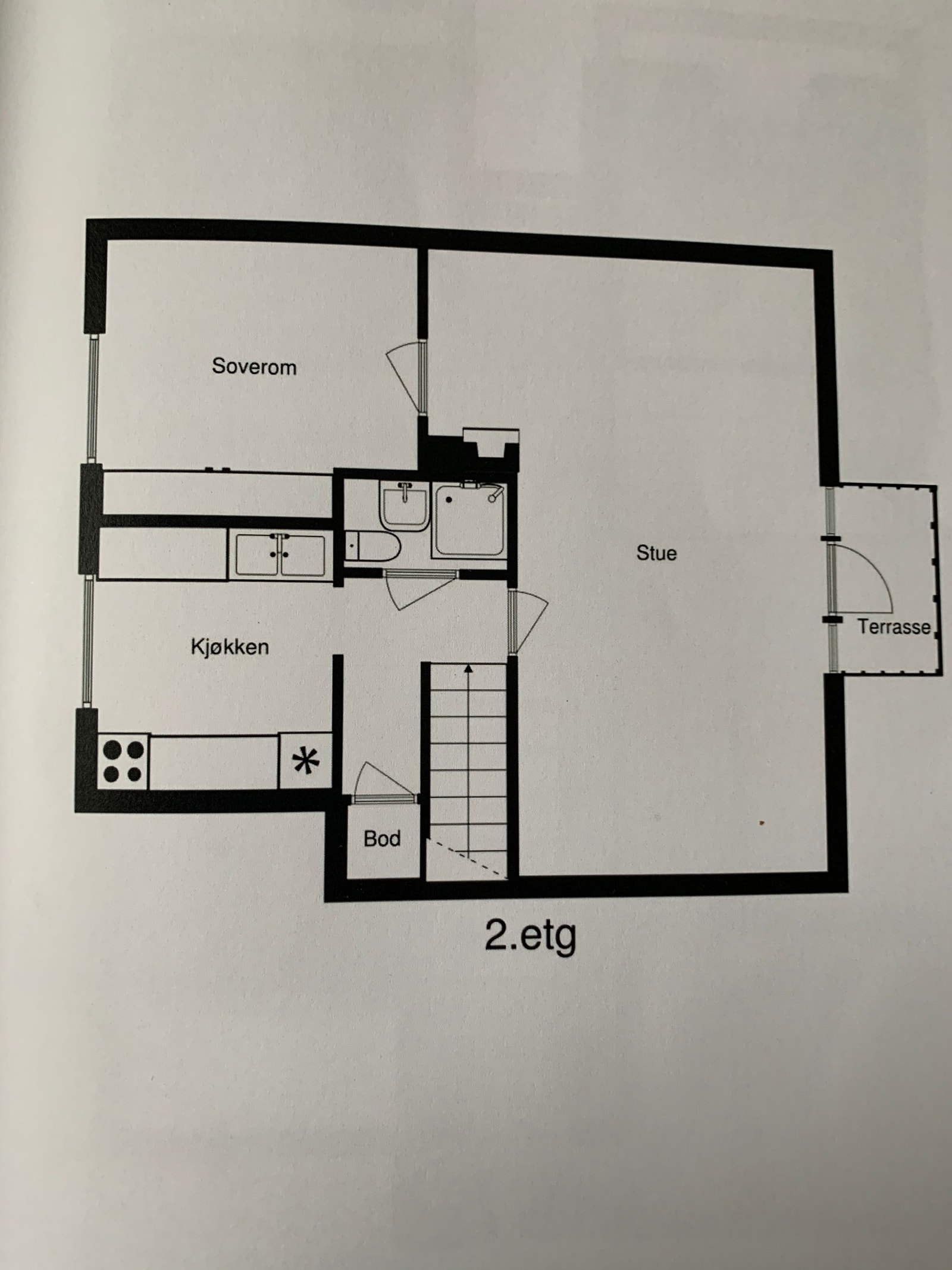Plantegning Galleribilde