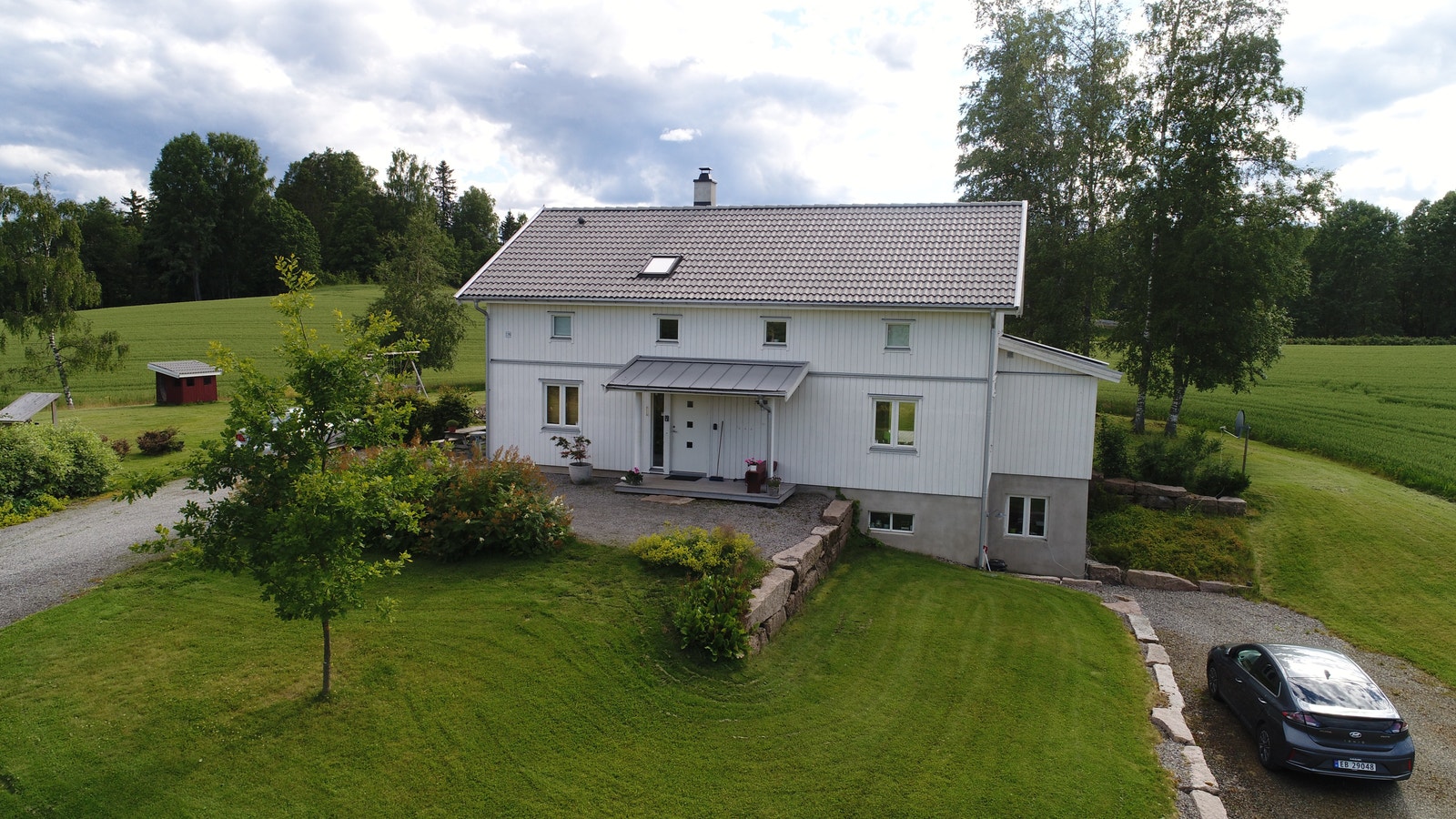 Stor lettstelt hage Galleribilde