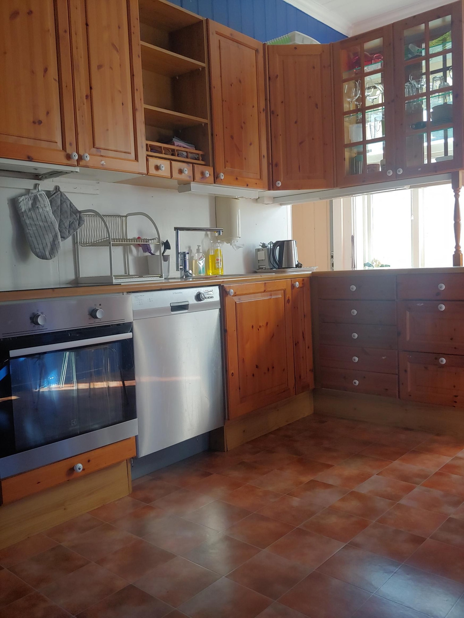 Kjøkken - varmekabler i gulvet Galleribilde