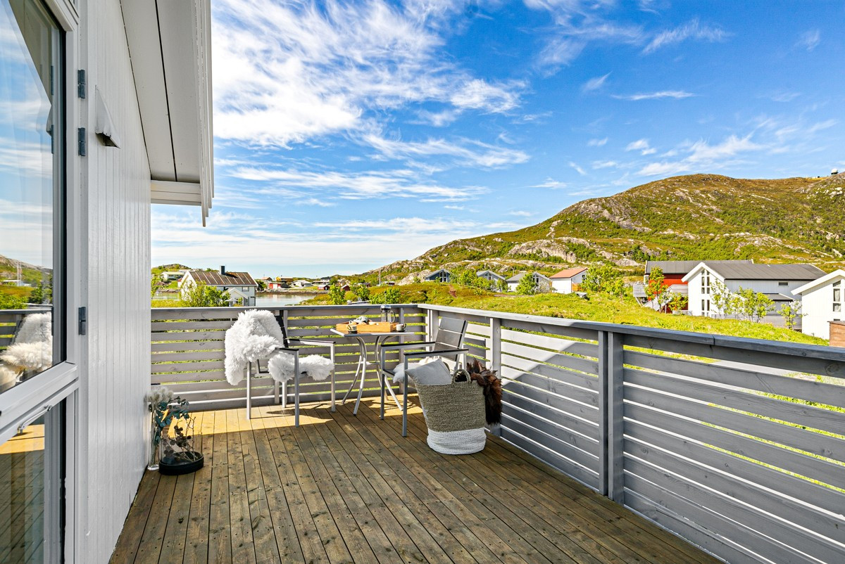 Terrasse i 2. etasje mot nordvest
