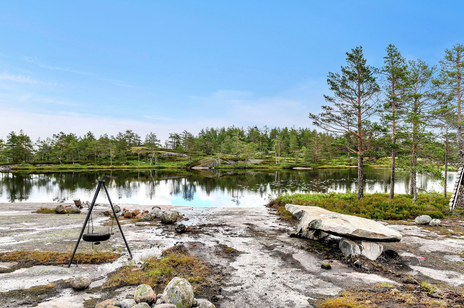 Knallfine forhold for bading i hyttefeltet! Galleribilde