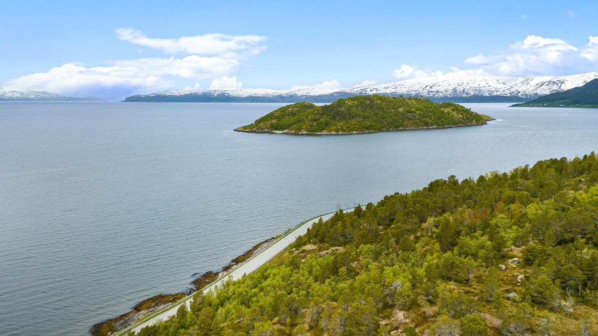 Malangsfjorden med Forøya like utenfor
