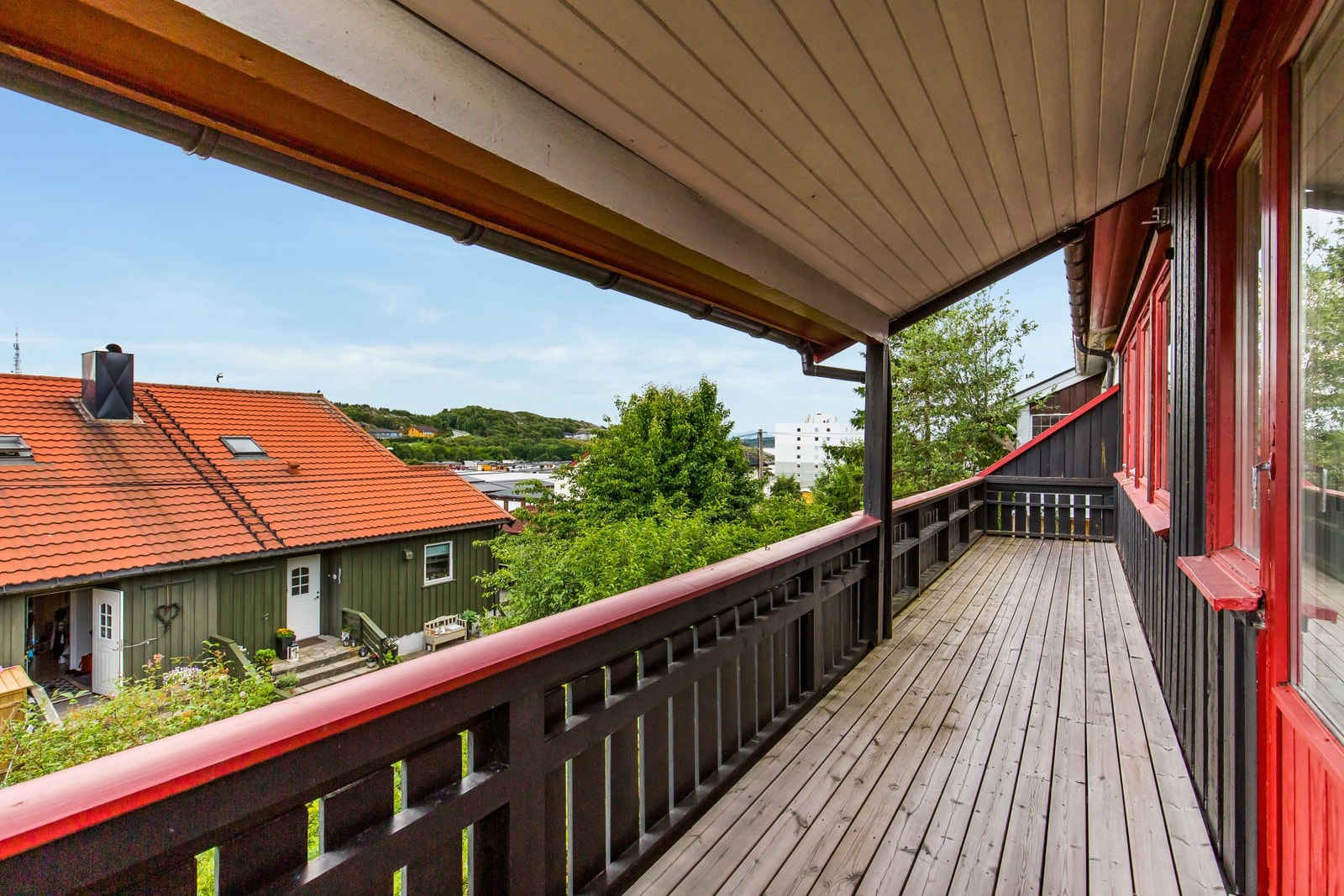 Overbygd solterrasse Galleribilde