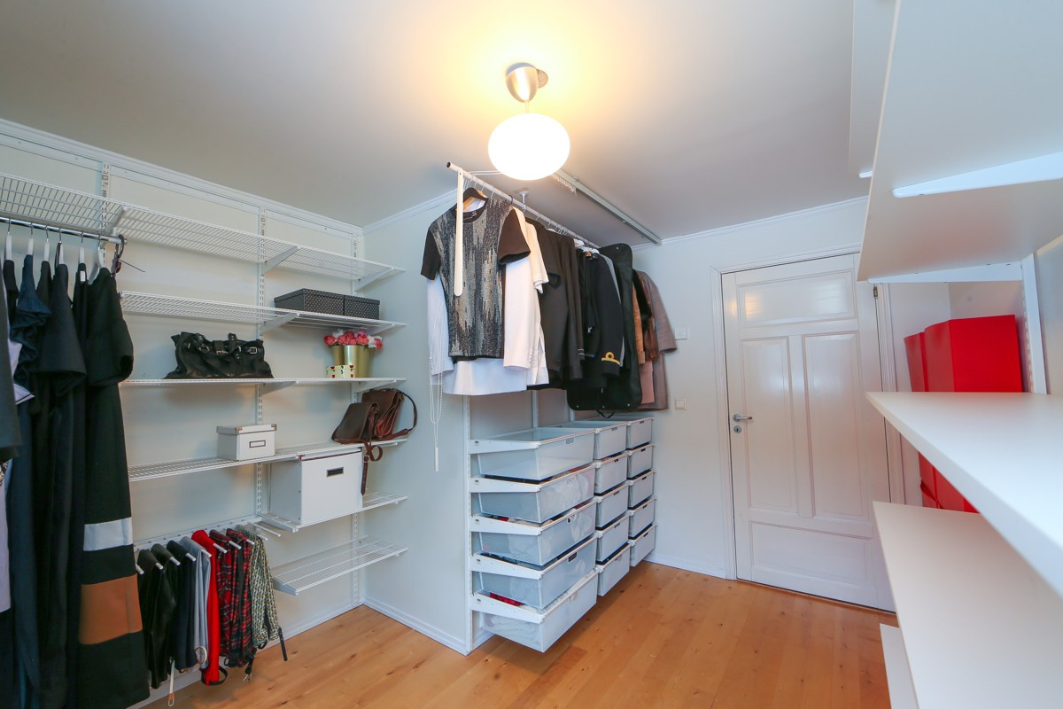 Her er det god plass til oppbevaring