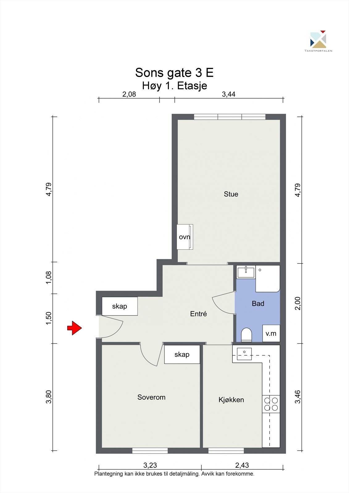 Plantegning Galleribilde