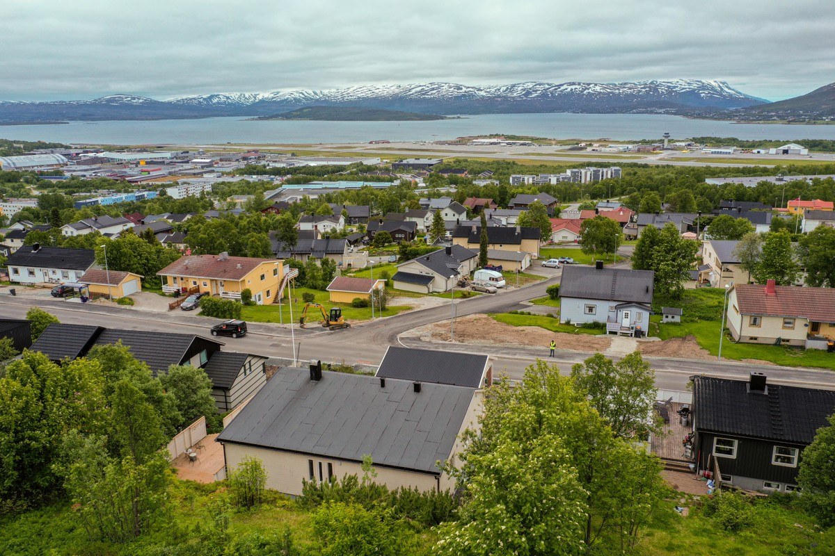 Dette er et etablert område med eneboliger og barnefamilier