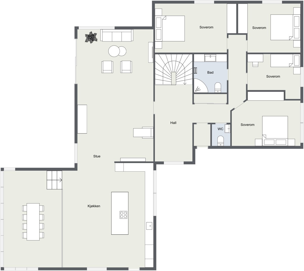 Første etasje. Galleribilde