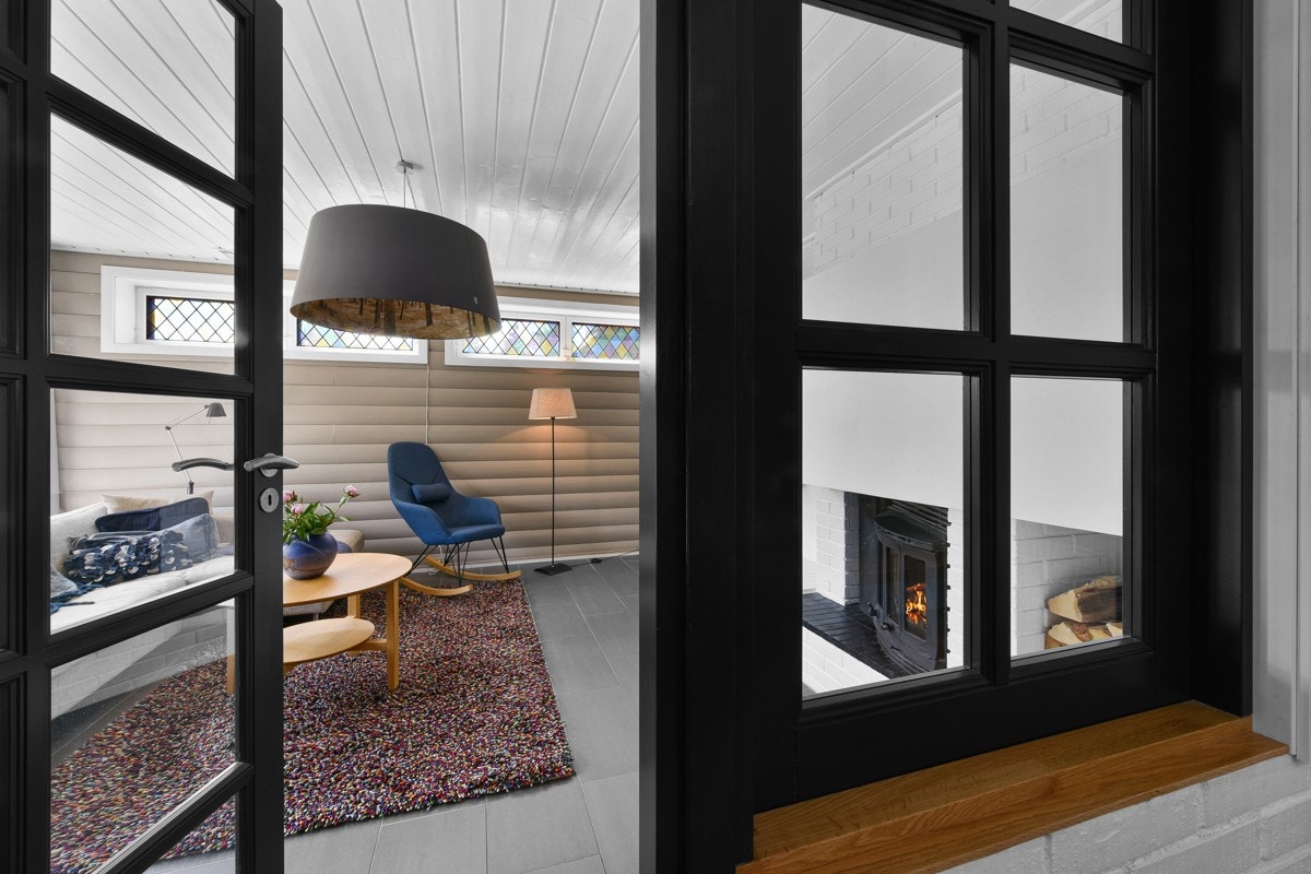 Kjellerstuen er et lunt oppholdsrom. Galleribilde