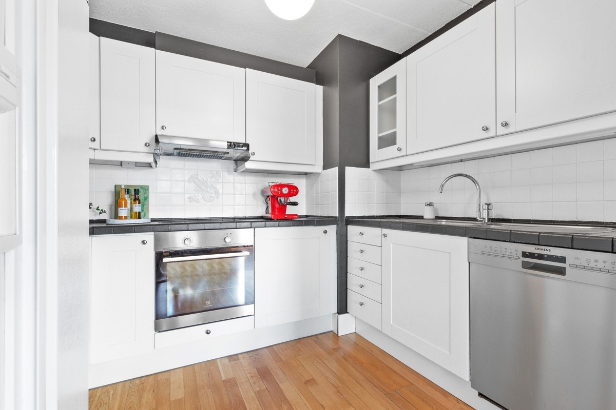 Hvite bredfolierte overflater. Galleribilde