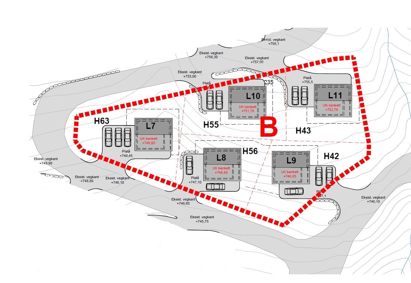 Situasjonsplan Galleribilde
