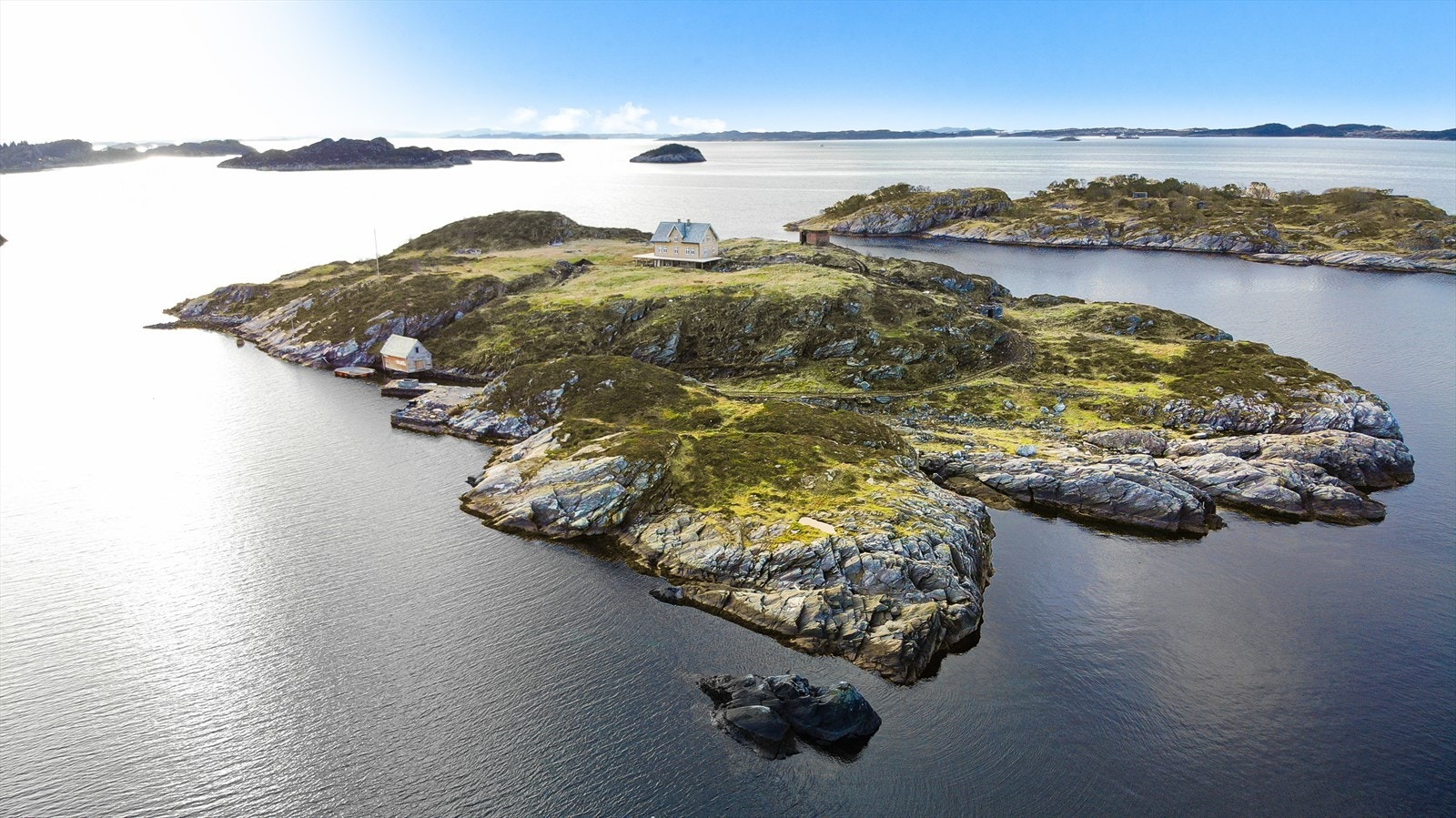 Idyllisk øy på 35 mål like utenfor Herdla på Askøy Galleribilde