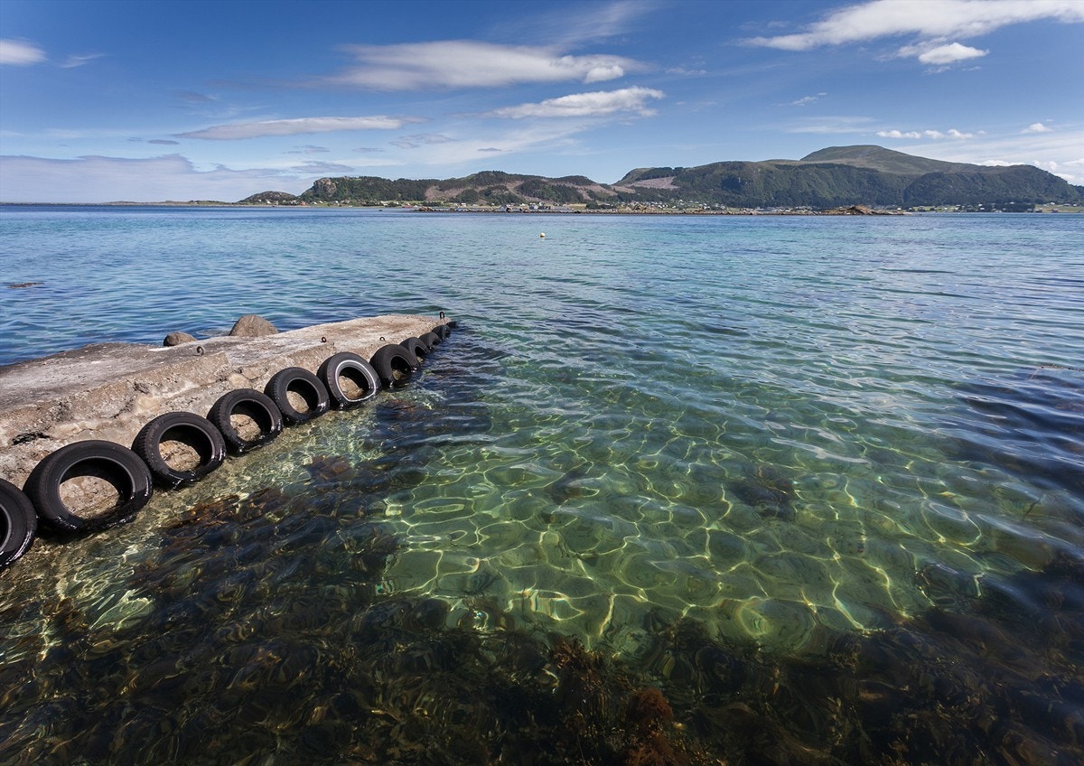 Eiendommen er flott tillaget med nedstøpte skinner for båtopptrekk. Galleribilde