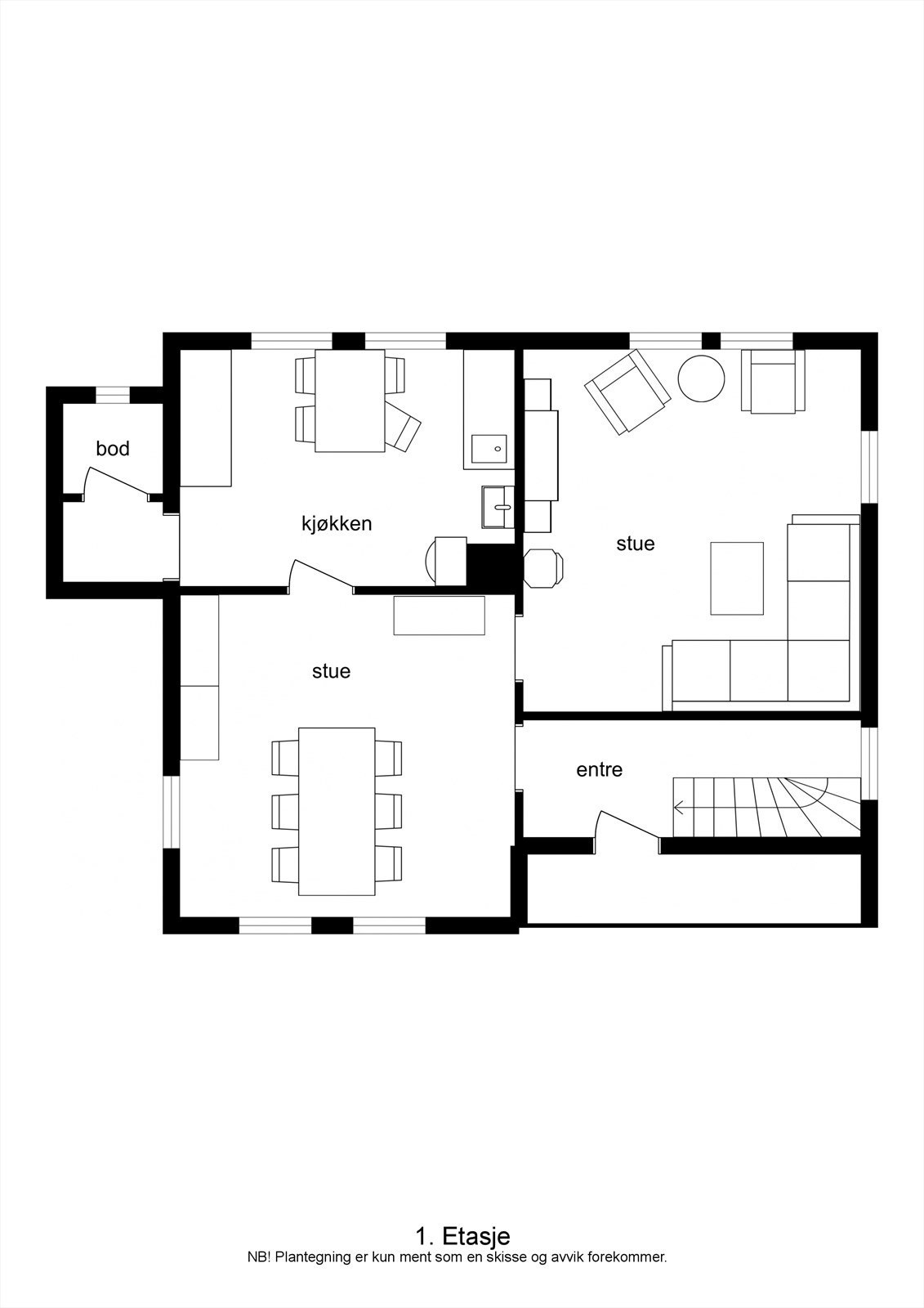 Plantegning. Galleribilde