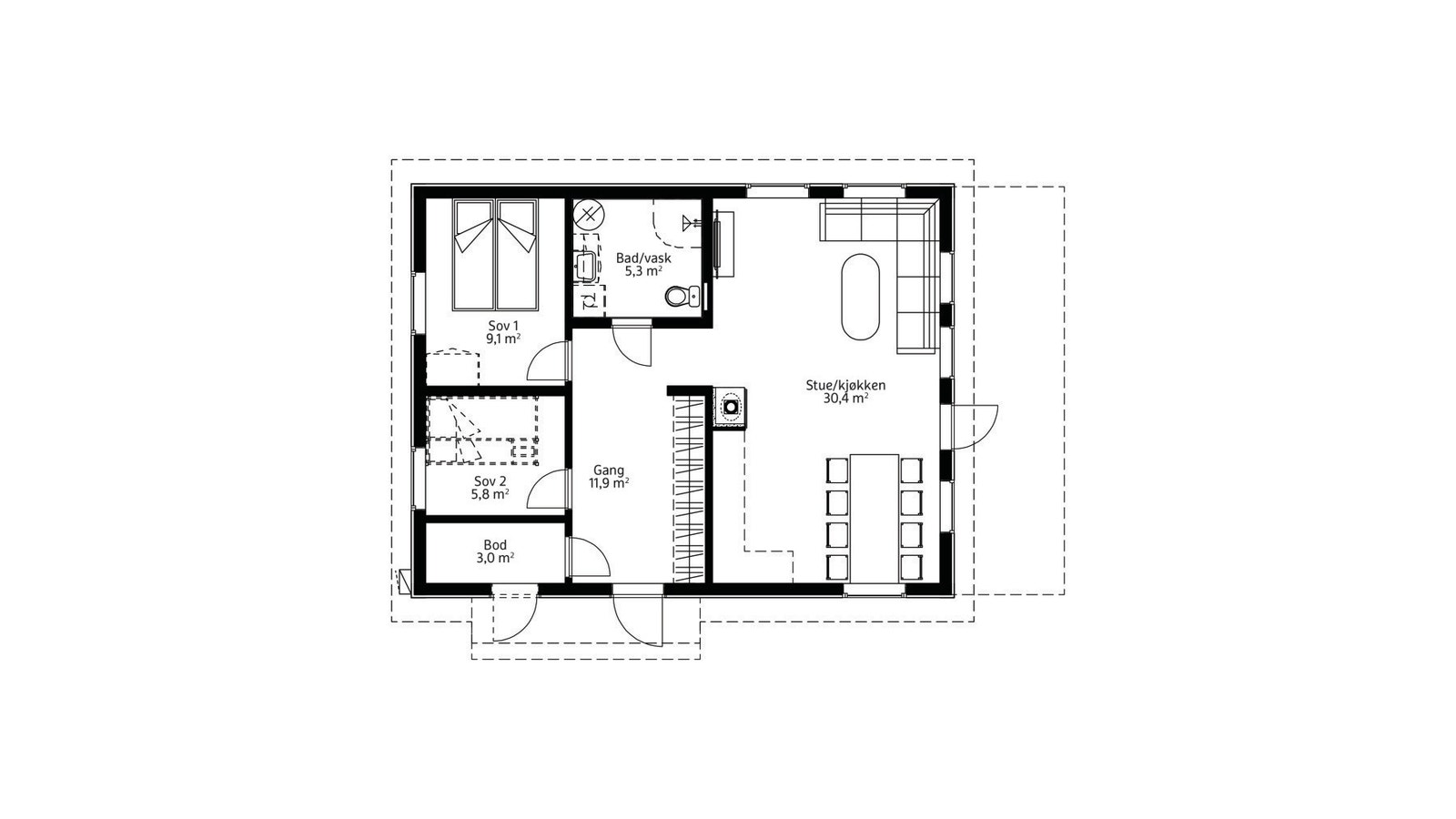 Planløsning - RO Galleribilde