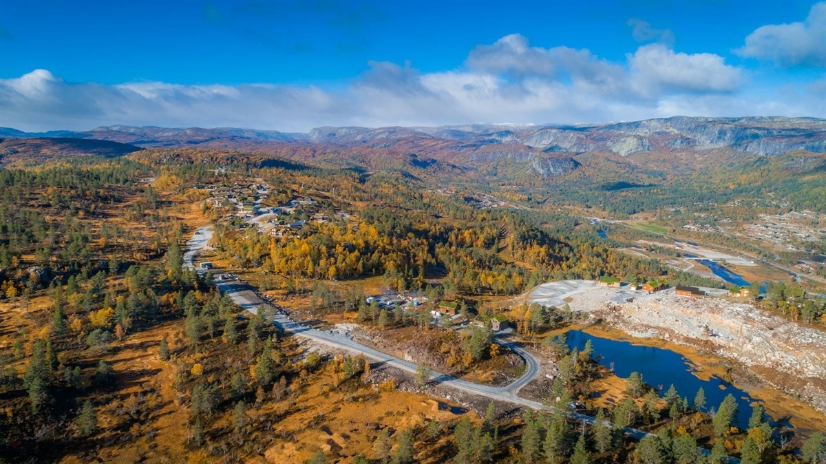 Kvisletoppen Aust tomtefelt Galleribilde