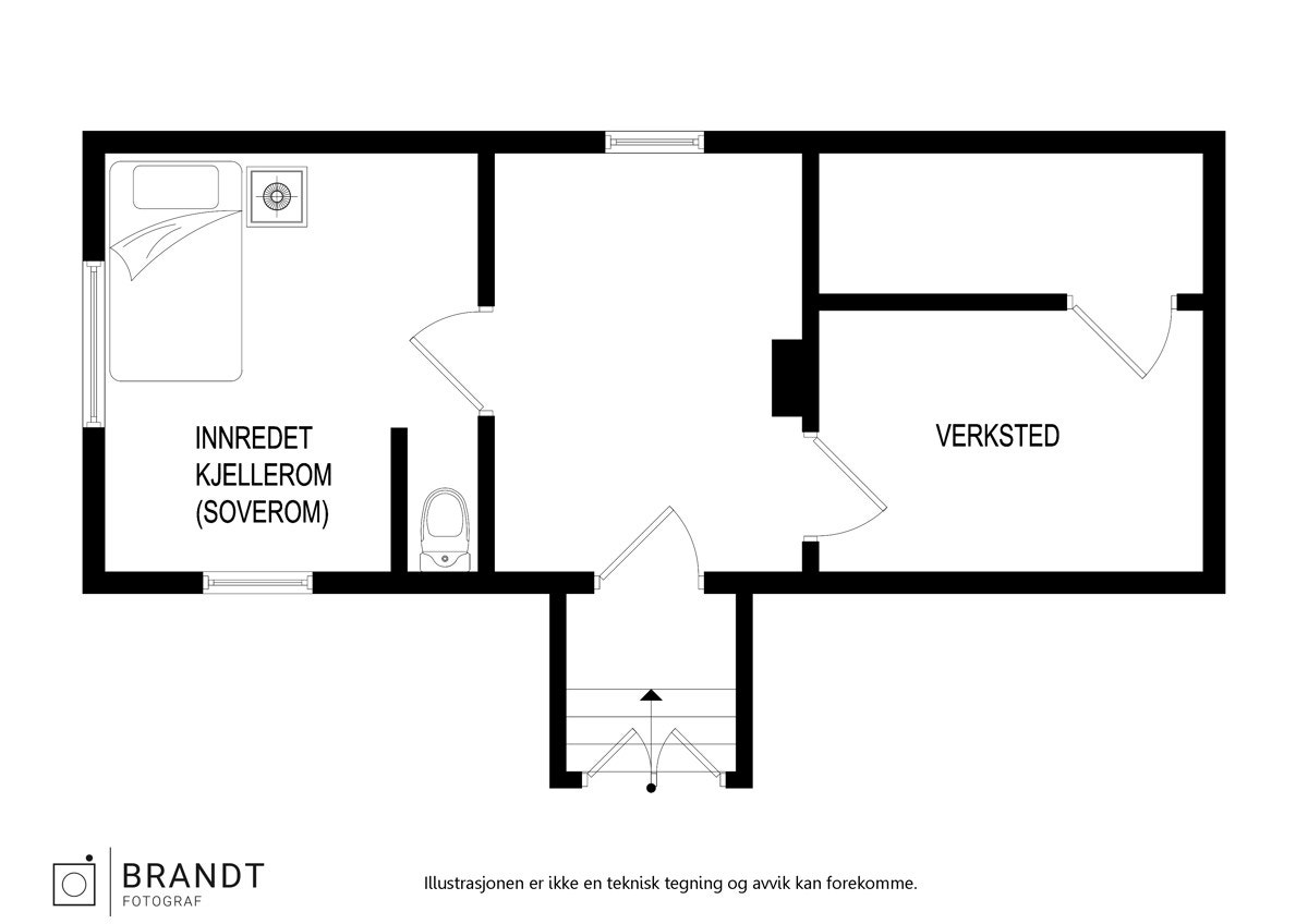 - Plantegning kjeller - Galleribilde