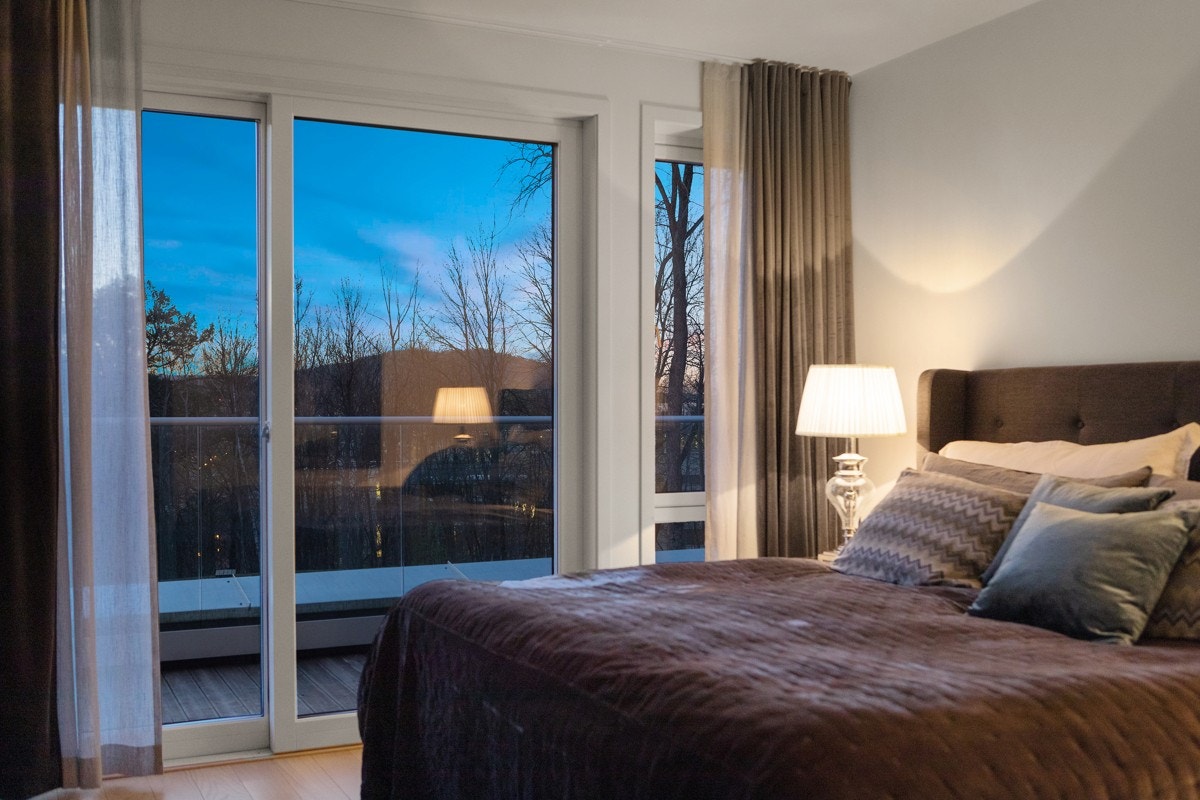 Kveldsstemning på hovedsoverom. Galleribilde