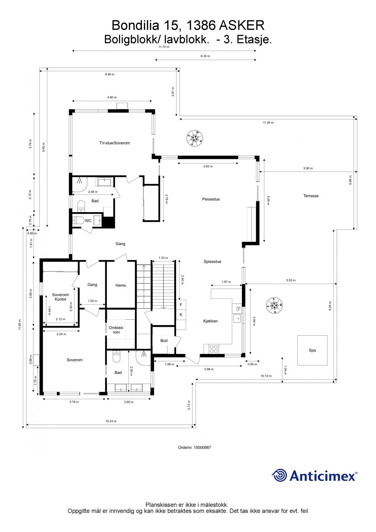 Plantegning. Galleribilde