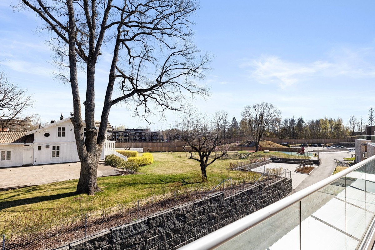 Utsikt fra terrassen. Galleribilde