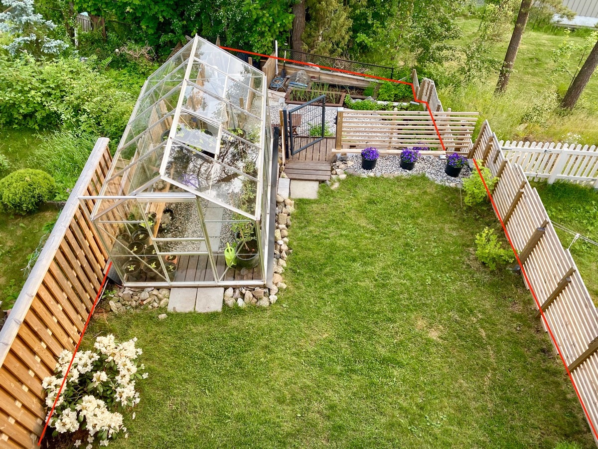 Hagen er stor og går over flere plan. Galleribilde