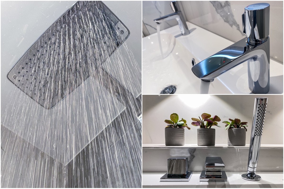 Ett flott bad med nydelige detaljer Galleribilde